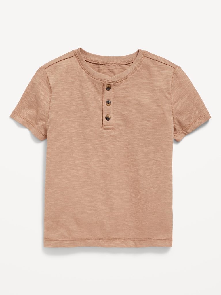 Short-Sleeve Henley T-Shirt for Toddler Boys
