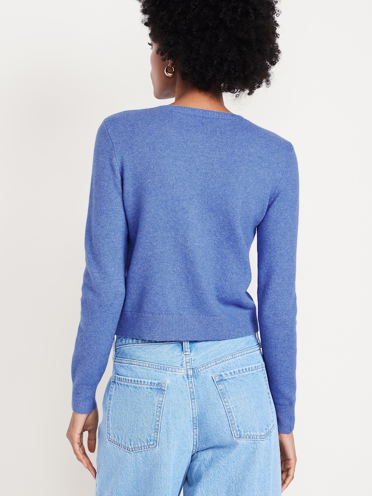 Cardigan court en tricot côtelé SoSoft