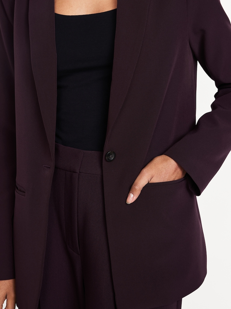 Classic Double-Weave Blazer