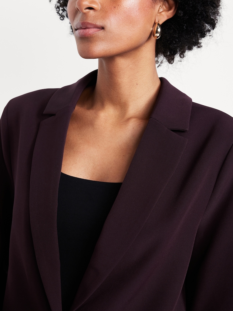 Classic Double-Weave Blazer