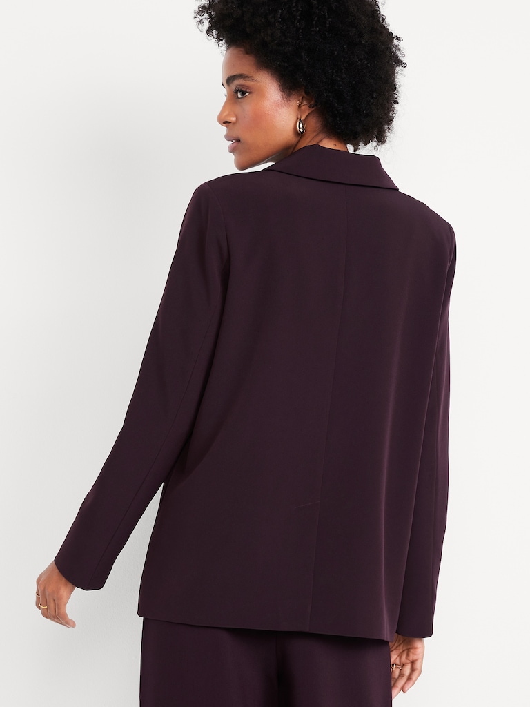 Classic Double-Weave Blazer