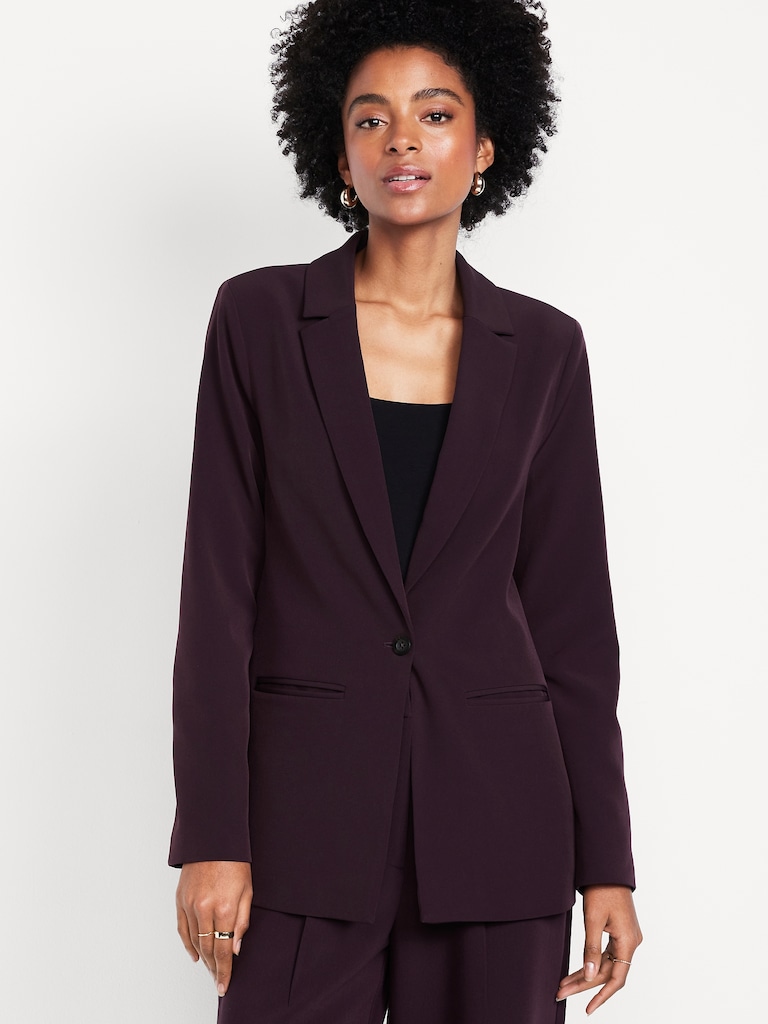 Classic Double-Weave Blazer