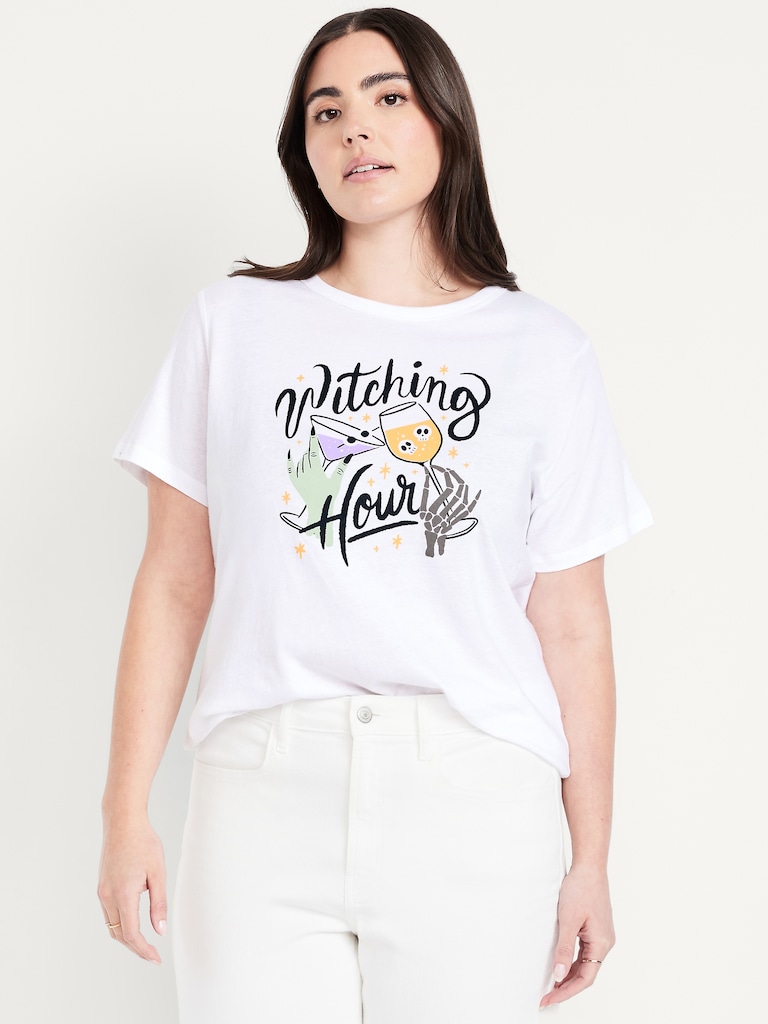 EveryWear Crew-Neck Graphic T-Shirt