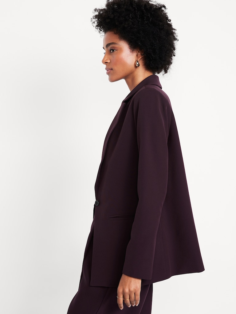 Classic Double-Weave Blazer