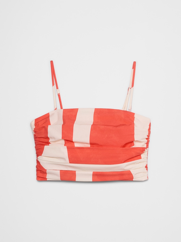 Pleated Cropped Top