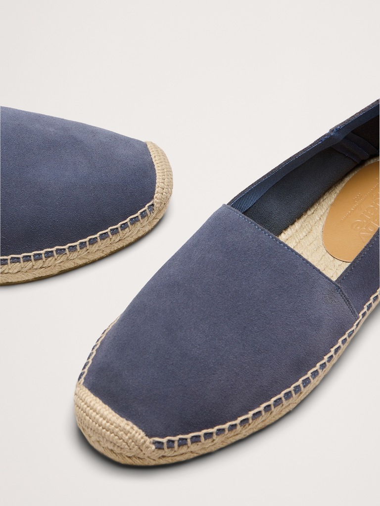 Suede Espadrille Shoe