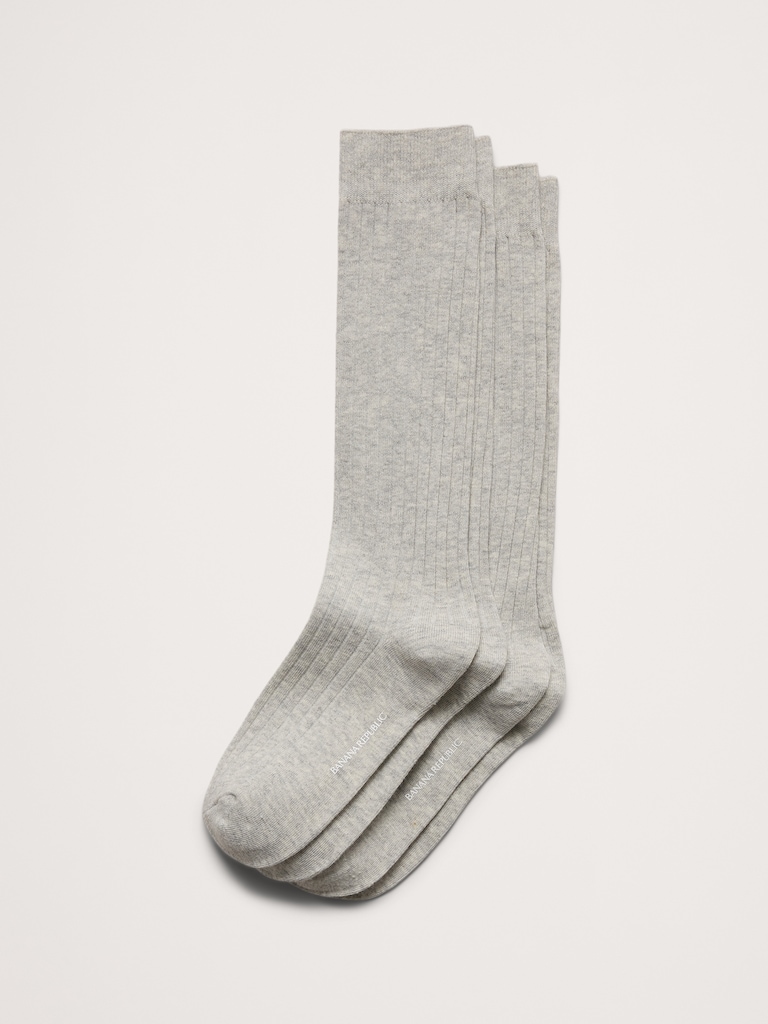 Ribbed Trouser Sock 2-Pack