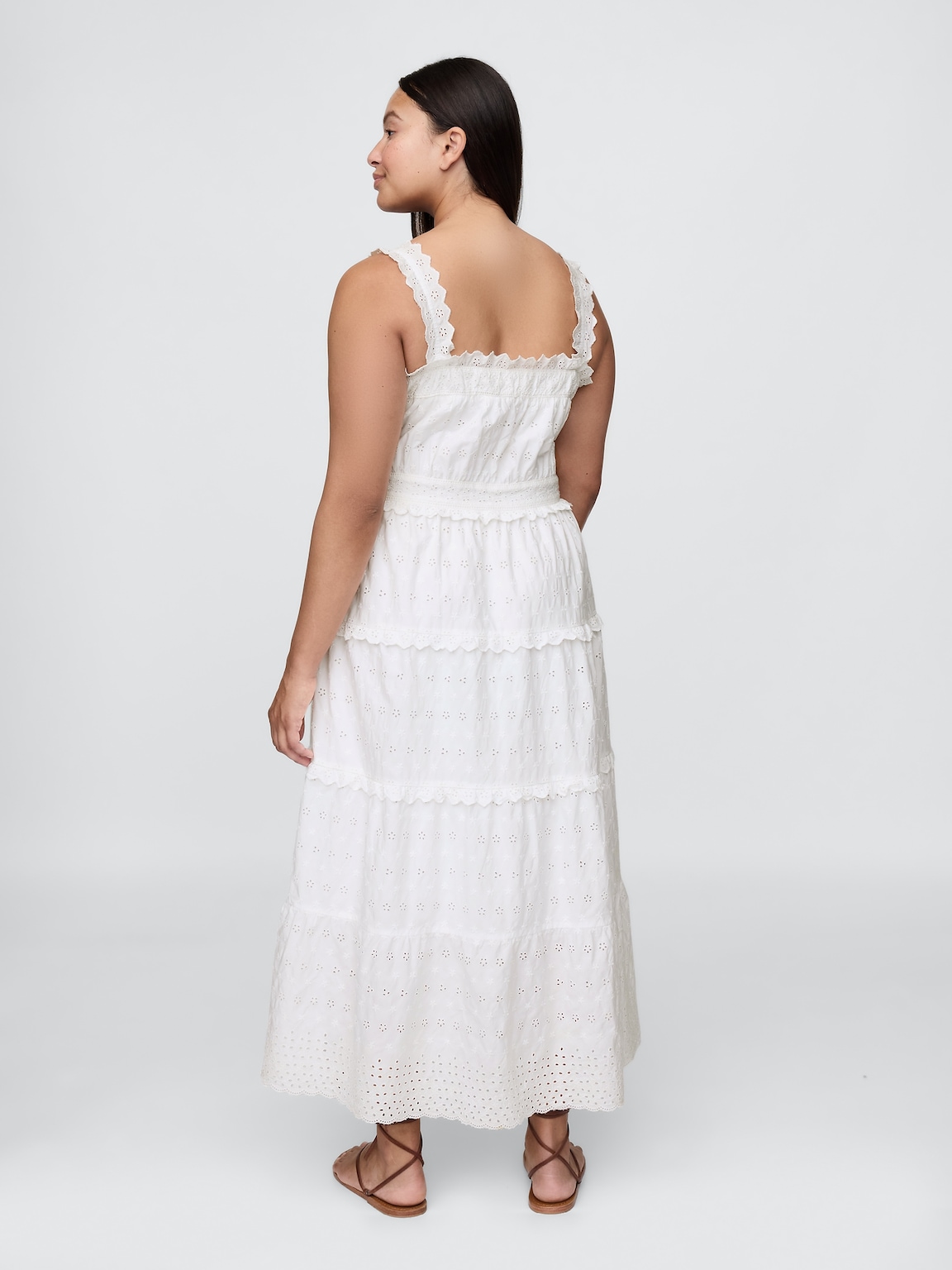 Gap × DÔEN Eyelet Midi Dress