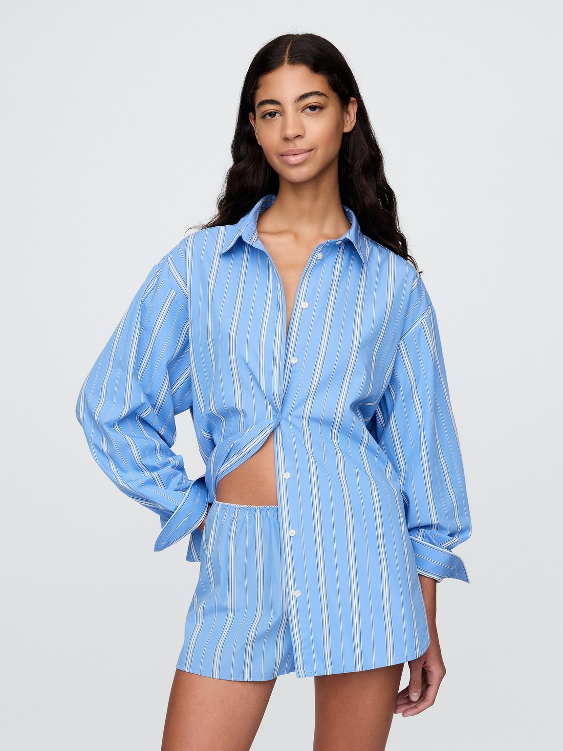 Gap × DÔEN Organic Cotton Poplin PJ Shirt