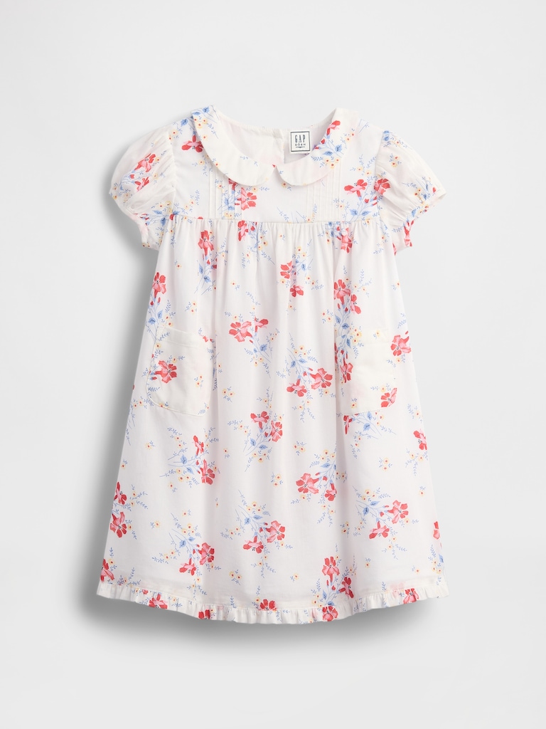 Gap × DÔEN Baby & Toddler Pintuck Floral Dress