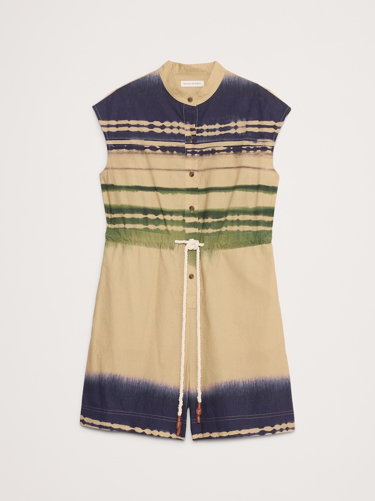 Cotton Poplin Romper