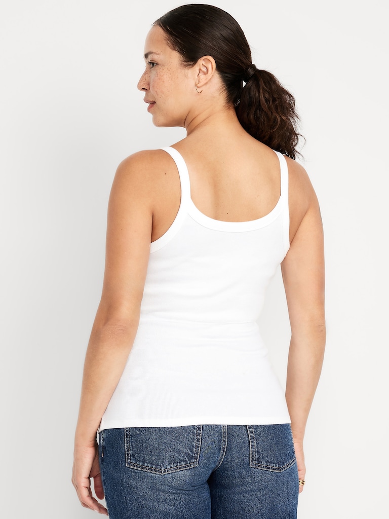 Maternity Ribbed Cami Tank Top