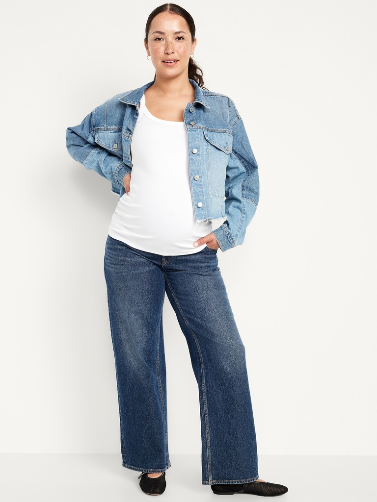 Maternity Ribbed Cami Tank Top