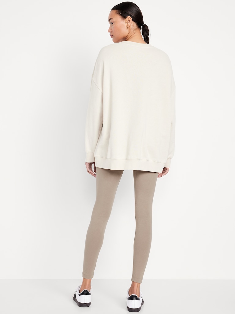 High-Waisted Jersey Fashion Layering Leggings