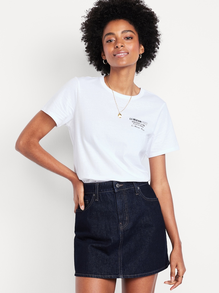 EveryWear Crew-Neck Graphic T-Shirt