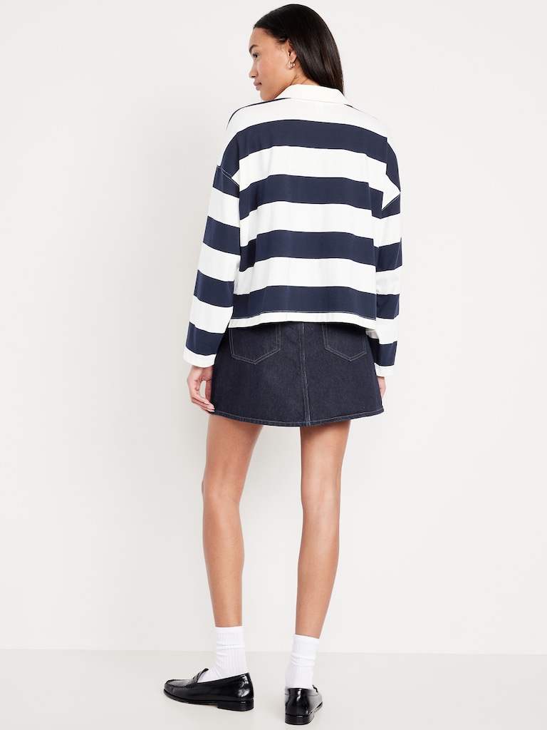 High-Waisted OG A-Line Mini Skirt