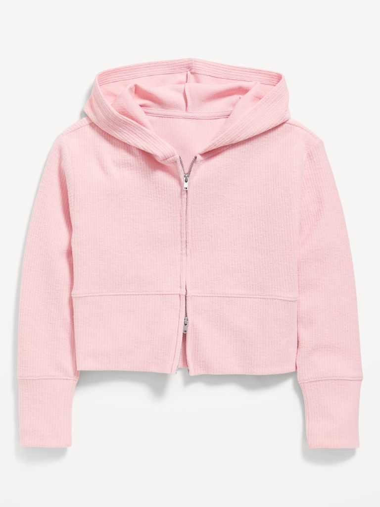 CozePlush 2-Way-Zip Hoodie for Girls