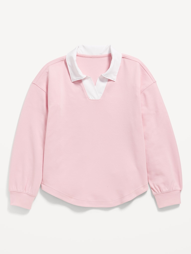 Oversized Rugby Polo Shirt for Girls