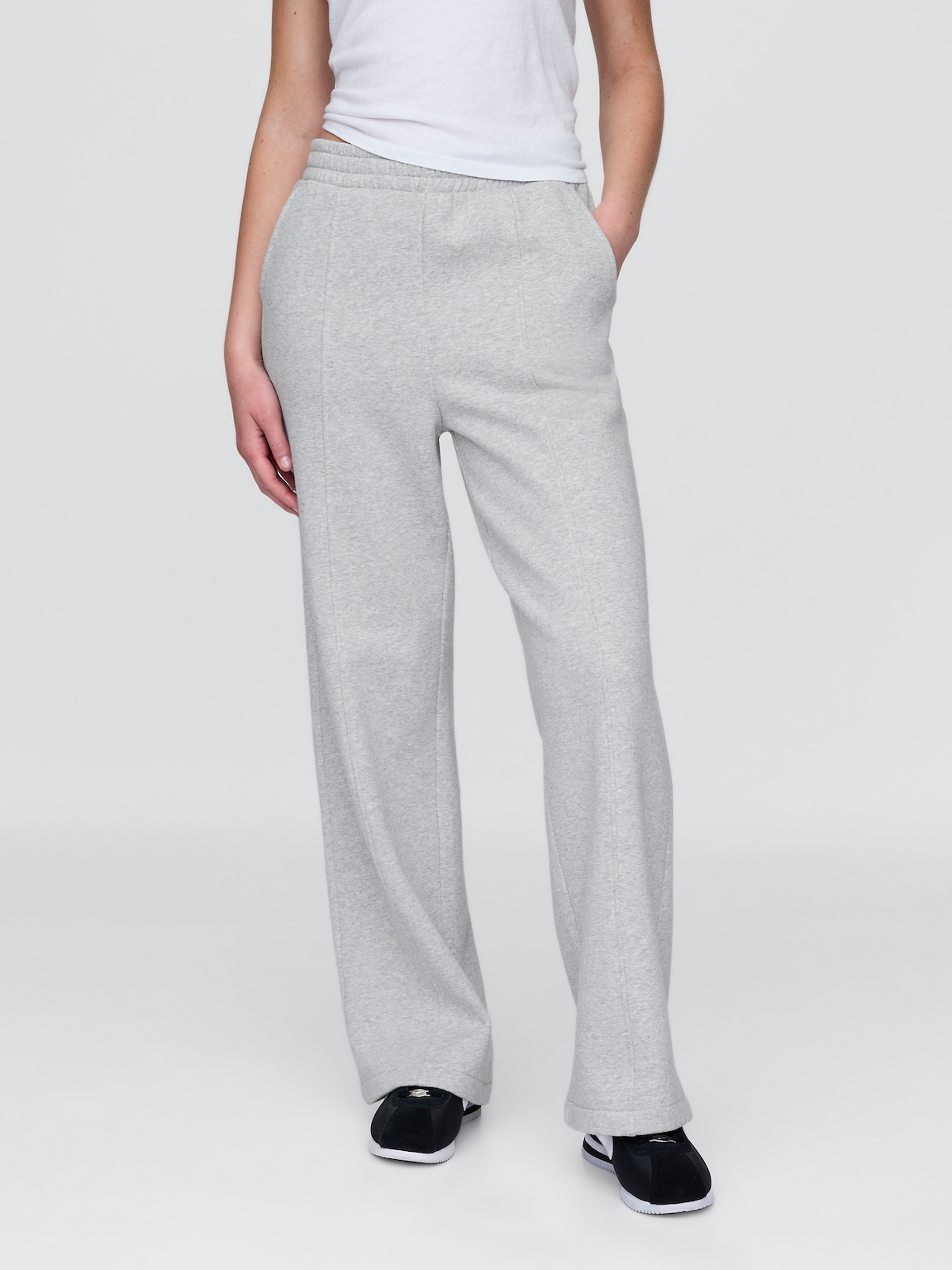 VintageSoft Seamed Straight Sweatpants