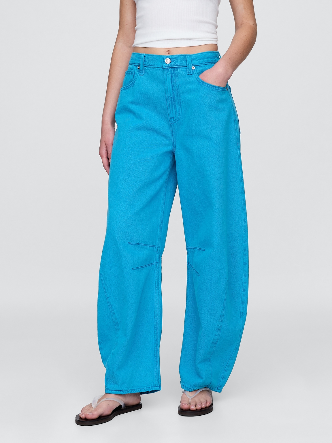 High Rise UltraSoft Horseshoe Jeans