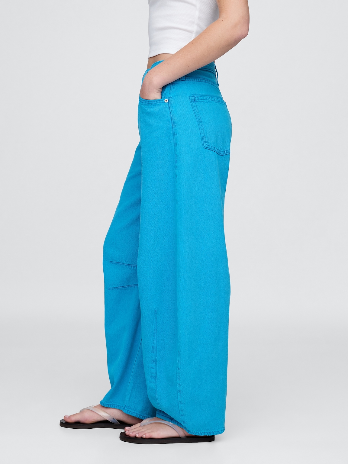 High Rise UltraSoft Horseshoe Jeans