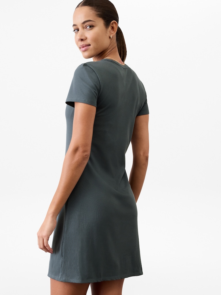 Signature Rib Tee Dress