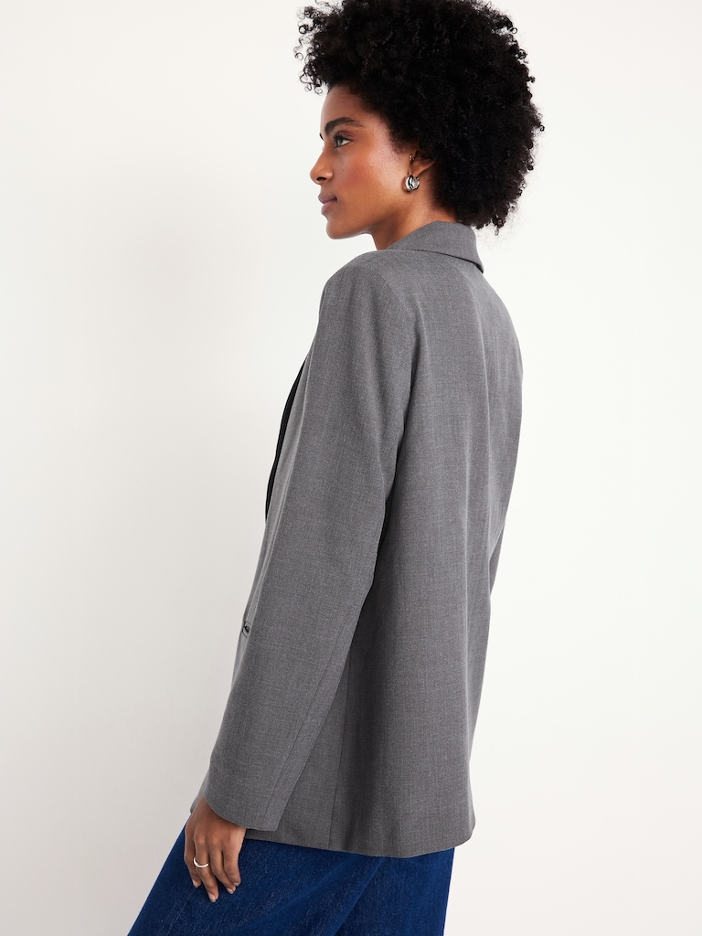 Classic Double-Weave Blazer