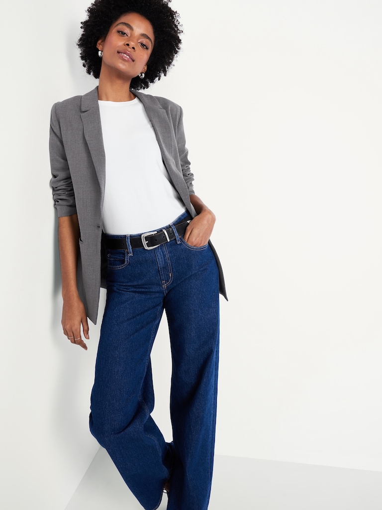 Classic Double-Weave Blazer