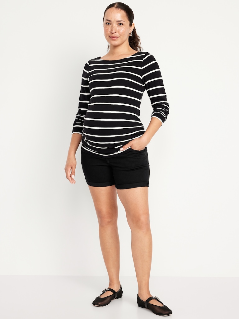 Maternity Full-Panel WOW OG Short -- 5-inch inseam