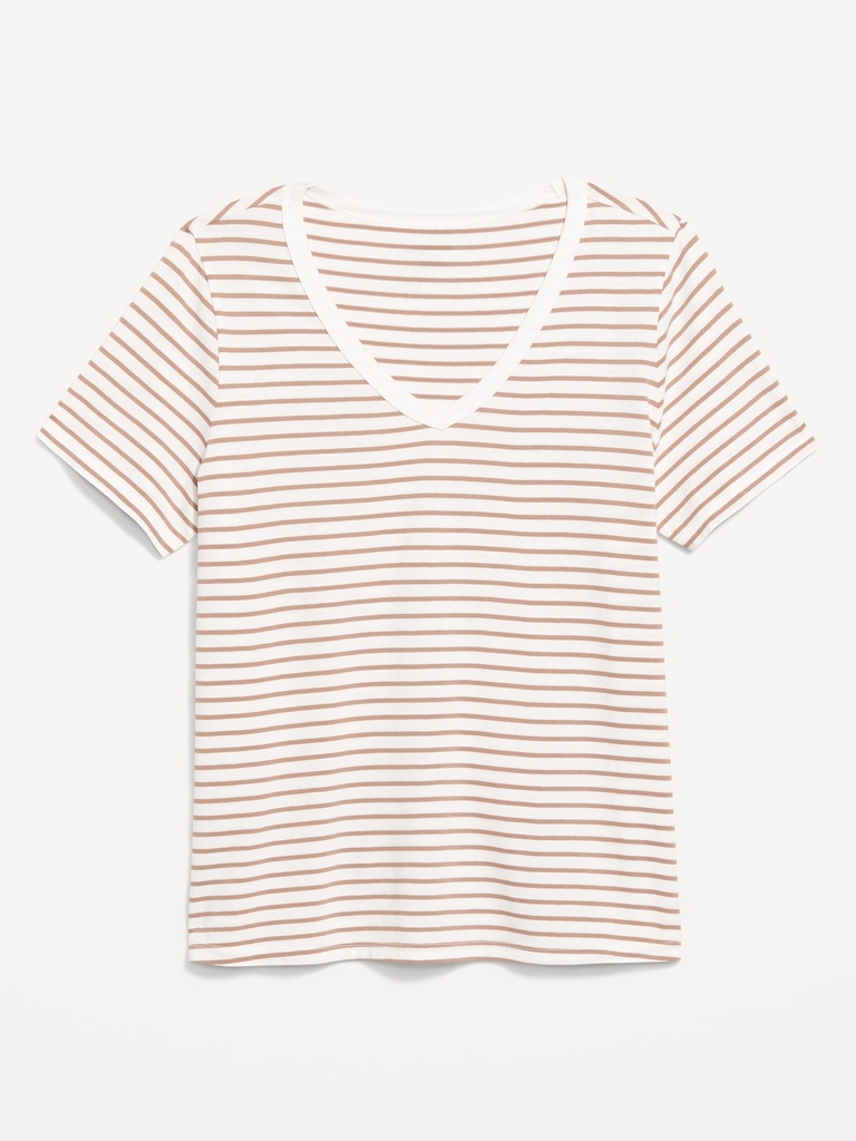 EveryWear V-Neck Striped T-Shirt