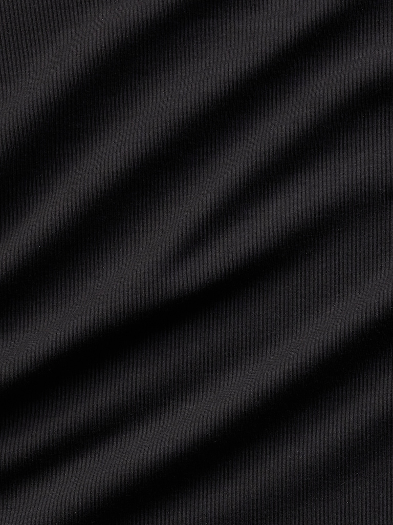 Signature Rib Crop Tee