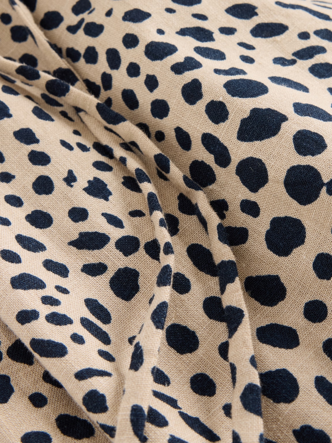 Linen-Blend Maxi Dress