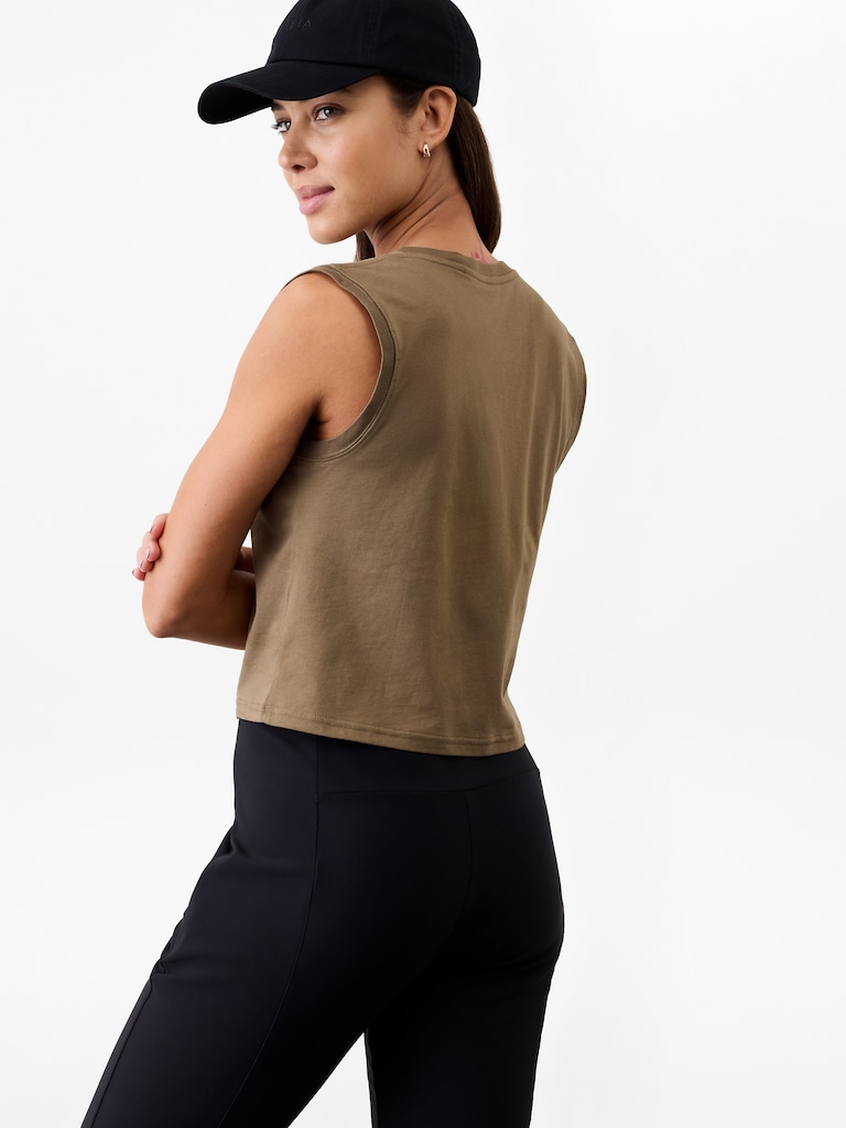 True Cotton Crop Tank