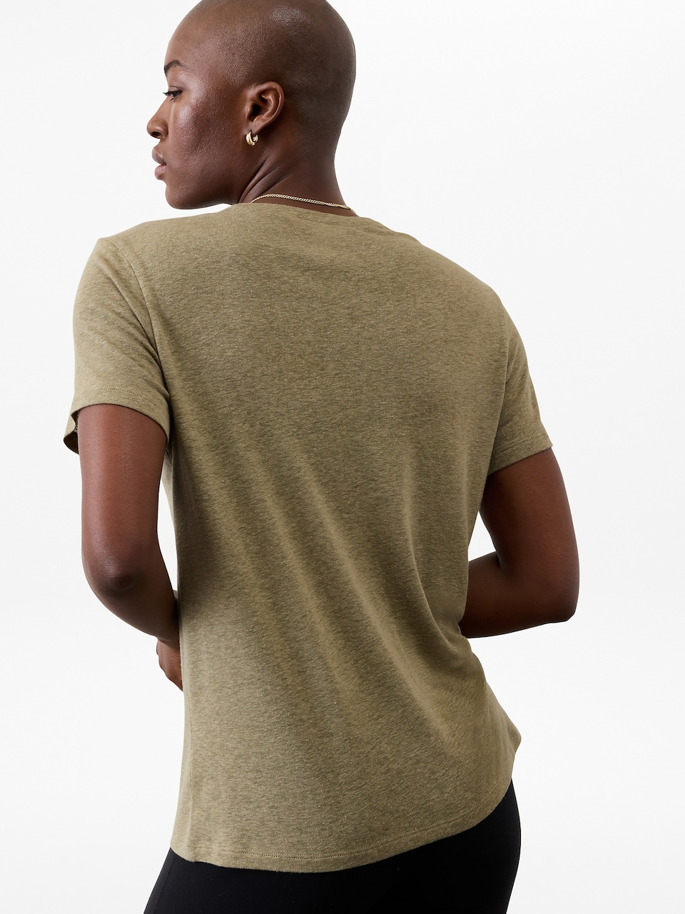 Getaway Linen Blend Tee