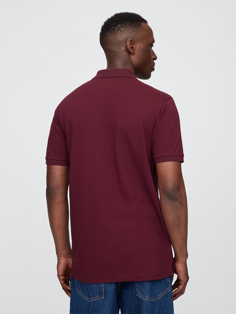 Stretch Pique Polo Shirt