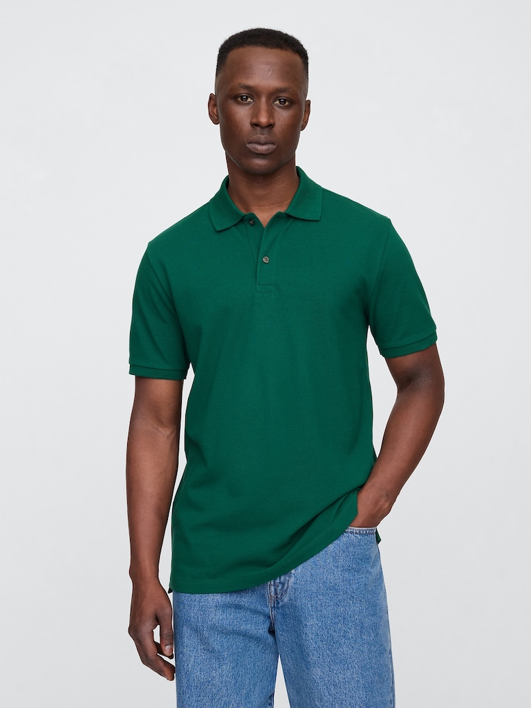 Stretch Pique Polo Shirt