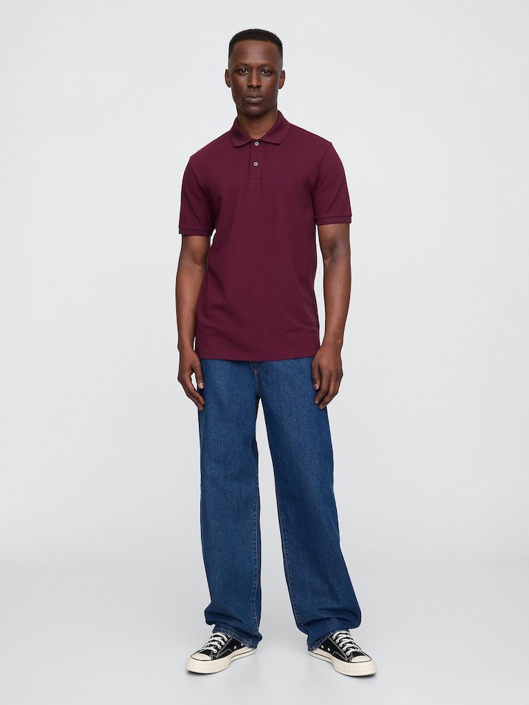 Stretch Pique Polo Shirt