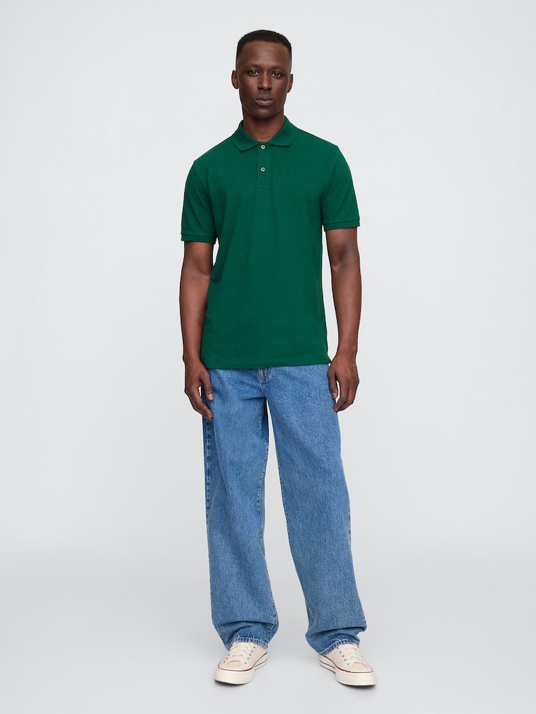 Stretch Pique Polo Shirt