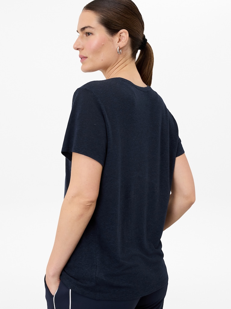 Getaway Linen Blend Tee