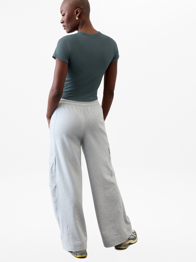Signature Rib Crop Tee