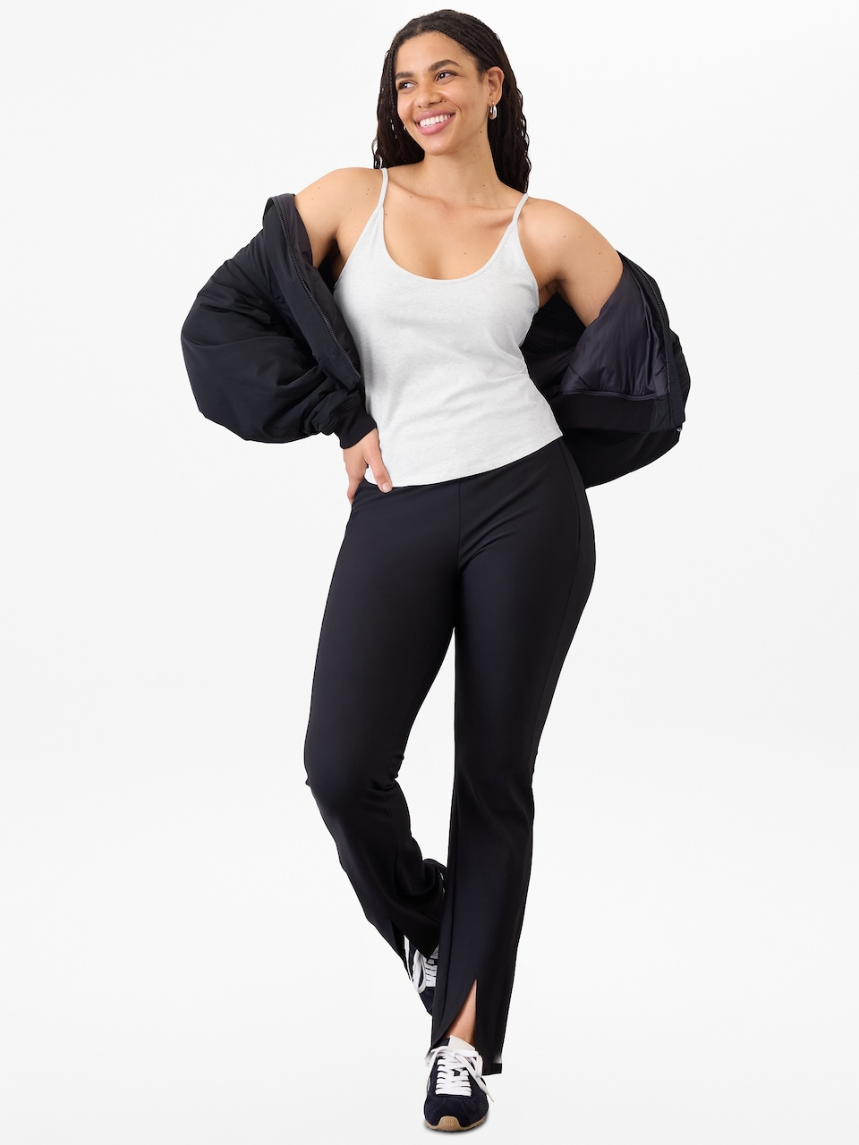 Signature Rib Thin Strap Tank