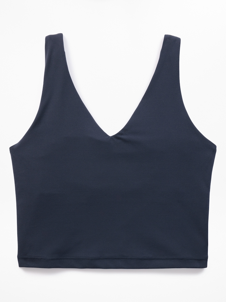 Transcend V-Neck Crop Sports Bra A-C
