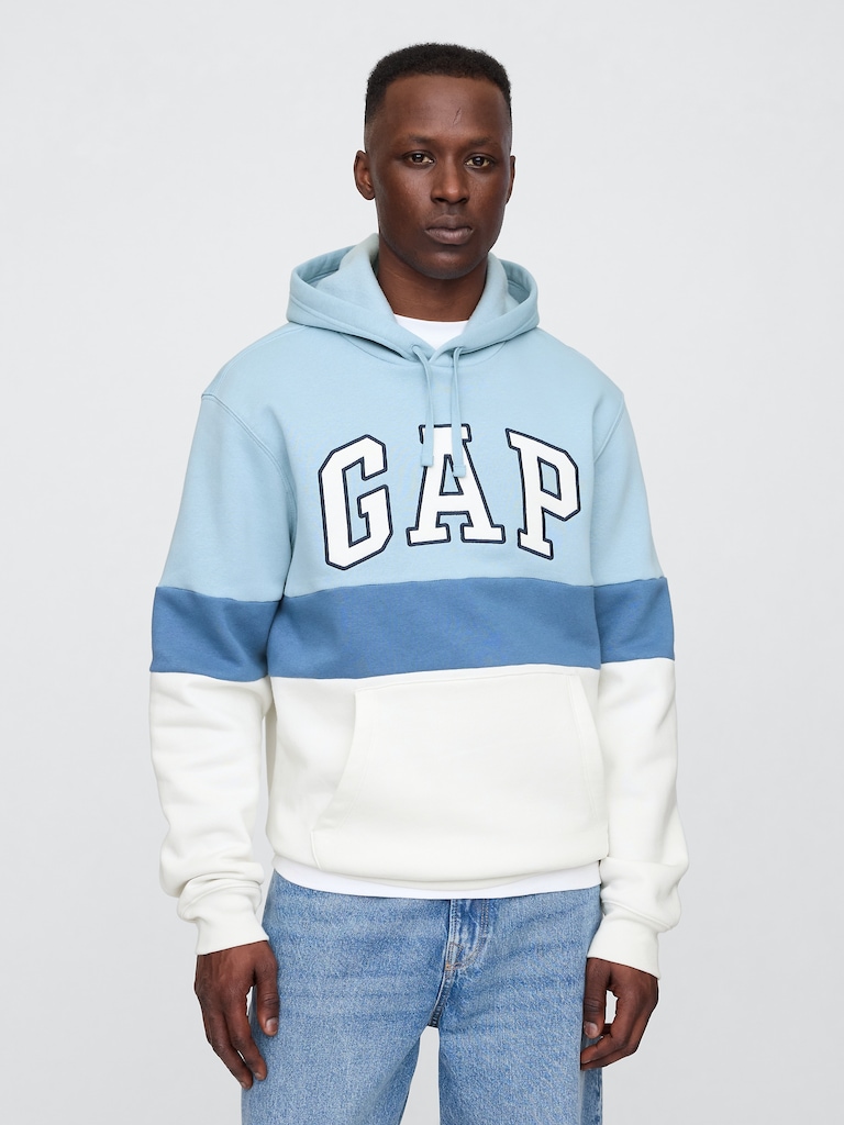 Relaxed Gap Logo Colorblock Hoodie