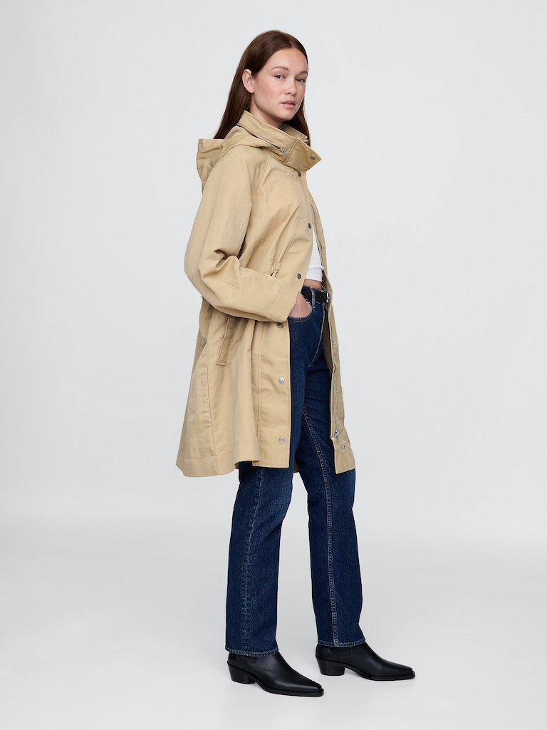 Oversized Nylon Parka