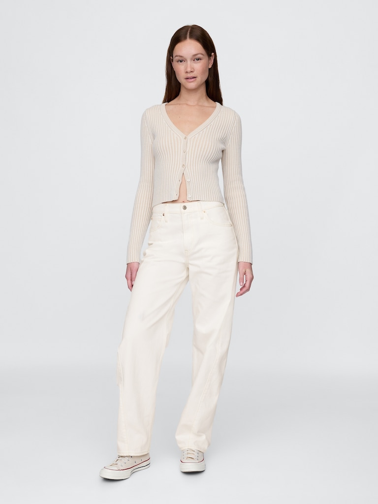 High Rise Barrel Jeans