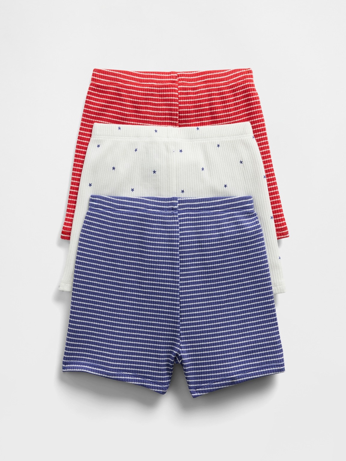 Baby First Favorites TinyRib Pull-On Shorts (3-Pack)
