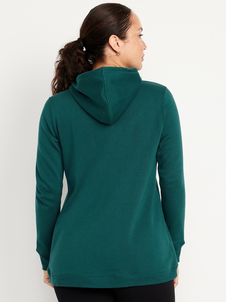 Maternity Cross-Front Nursing Pullover Hoodie