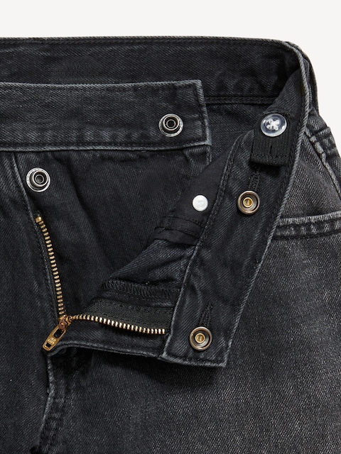 Super Baggy Wide-Leg Crossover Jeans for Girls