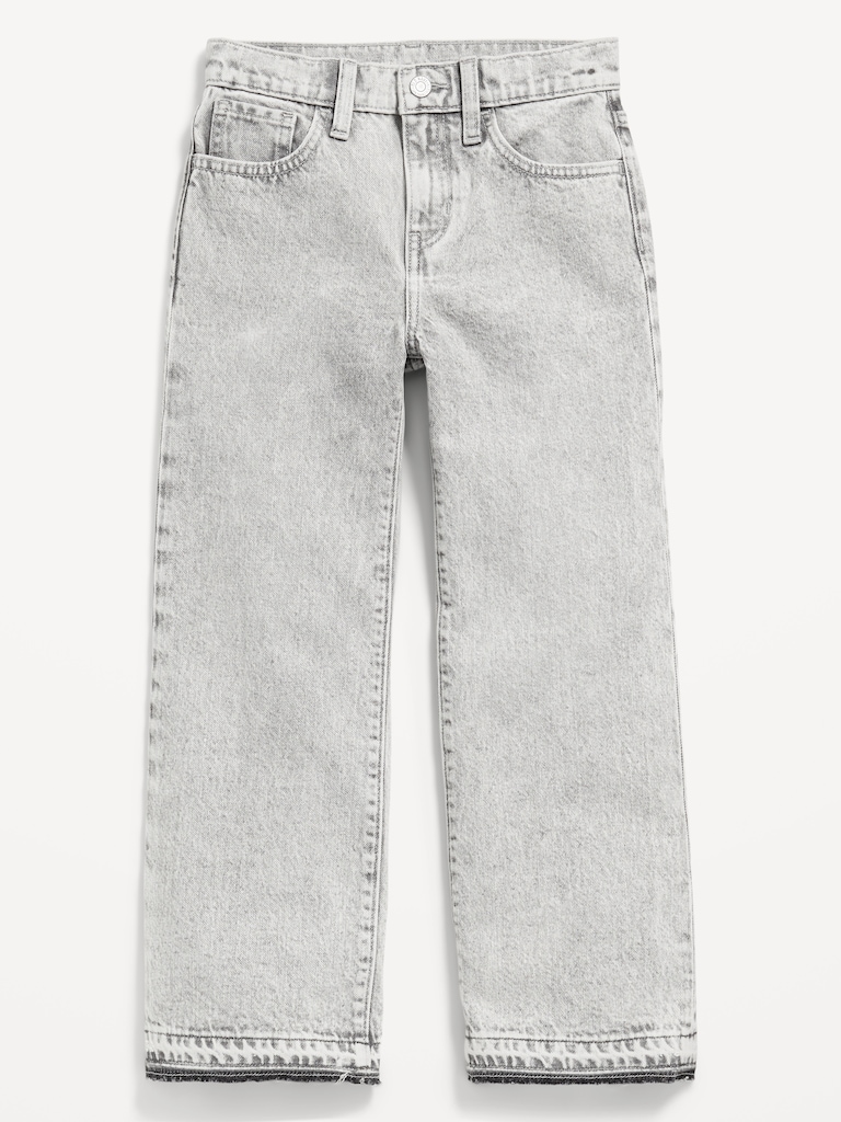 High-Waisted Baggy Wide-Leg Jeans for Girls