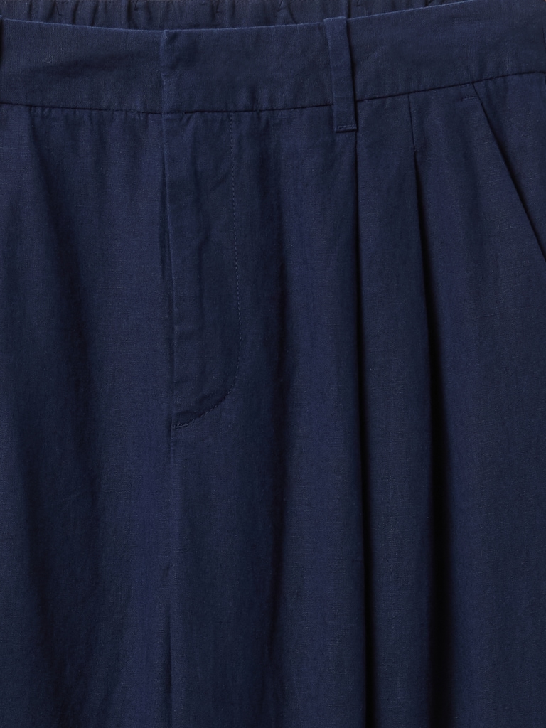 365 High Rise Linen-Blend Trousers